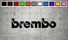 Brembo Word Logo Vinyl Decal Sticker Emblem Car Truck Window 4 6 8 Brembo Word Logo Vinyl Decal Sticker Emblem Car Truck Window 4 6 8