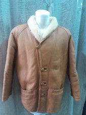 montone schearling vera pelle uomo taglia L