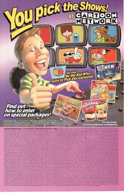2005 CARTOON NETWORK CONTEST Cartoon TV PRINT AD WALL ART - YOU PICK THE SHOWS