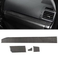 4PCS Real Carbon Fiber Interior Dashboard Center Cover Trim Fits 10-21 4Runner