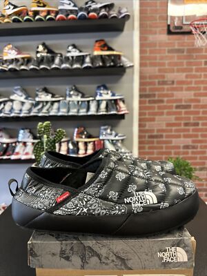 AUTHENTIC THE NORTH FACE TNF SUPREME BANDANA TRACTION MULE Black