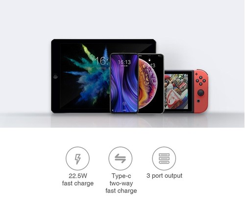 Xiaomi 10000mAh Power Bank USB C Fast Battery Charger For iPhone Samsung Android - Picture 4 of 14