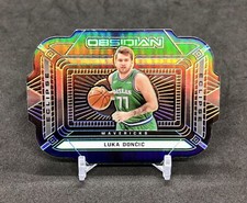 2020-21 Obsidian Luka Doncic ECLIPSE /25 GREEN ELECTRIC ETCH PRIZM Die-Cut SSP 1
