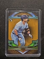 2024 Topps Triple Threads Davis Schneider Gold /99 RC Blue Jays