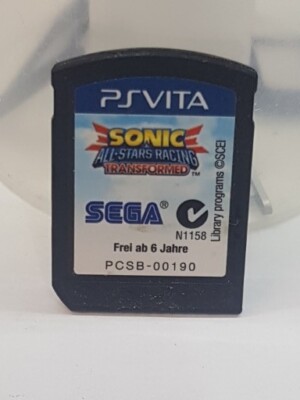 Sonic All Stars Racing Transormed PSP Vita nur Spiel ohne Karton 