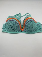 NWOT SHADE  SHORE Size 38 C Multicolor Padded Bikini Swim Underwire Top