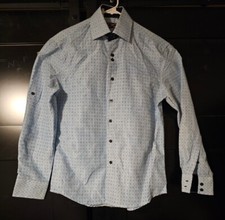 Desire Collection Mens Long Sleeve Fitted Dress Shirt Light Blue See Description