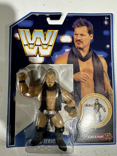 Mattel WWF WWE Retro Chris Jericho Wrestling Figur...