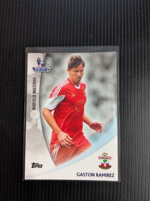 2013 Topps Premier Gold Midfield Maestros #MM-GR Gaston Ramirez SOUTHAMPTON!