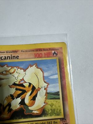 arcanine pokemon card 23/102 * Arcanine 23/102 Base Set Uncommon Pokemon Vintage 1999 NM Near Mint