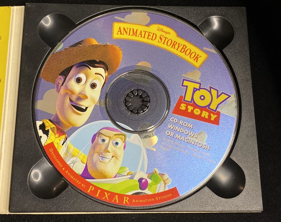 Toy Story Animated StoryBook (1996) Disney PC CD-ROM Vintage - Image 4 of 4