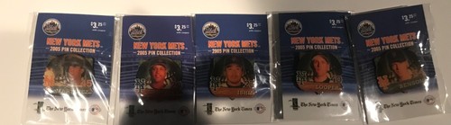 2005 NY Mets team Pins from NY TImes- new - Picture 5 of 5