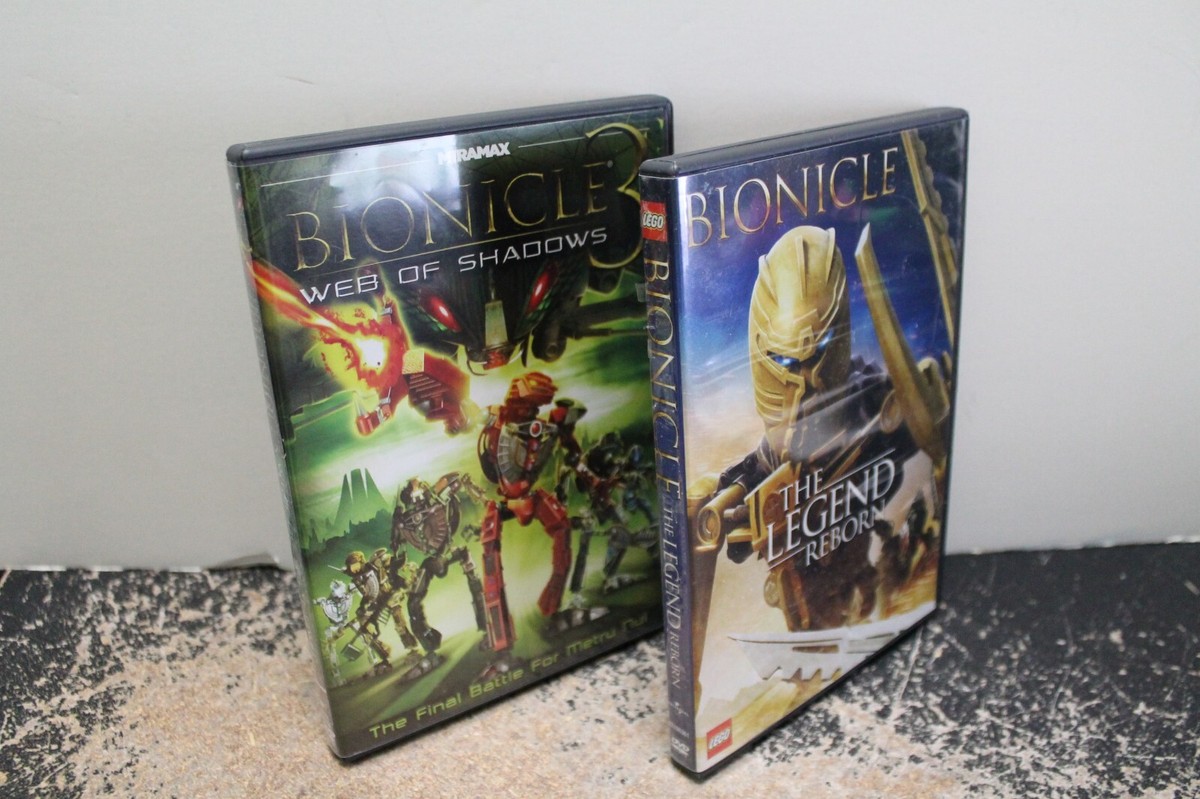 2 Bionicle DVDs--The Legend Reborn; Web of Shadows (tested) | eBay