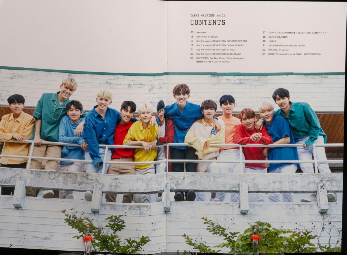 SEVENTEEN セブチ CaratMagazine SEVENTEEN CARAT MAGAZINE vol.10 Japan fanclub kpop fc | eBay