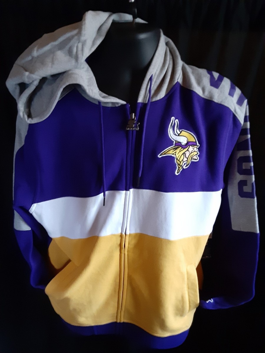 Minnesota Vikings NFL Men's Starter Hood Sweatshirt Jacket