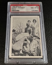 1963 Rosan PSA 8 John F Kennedy Jr. Jackie O Jacqueline India #44 Rookie Card