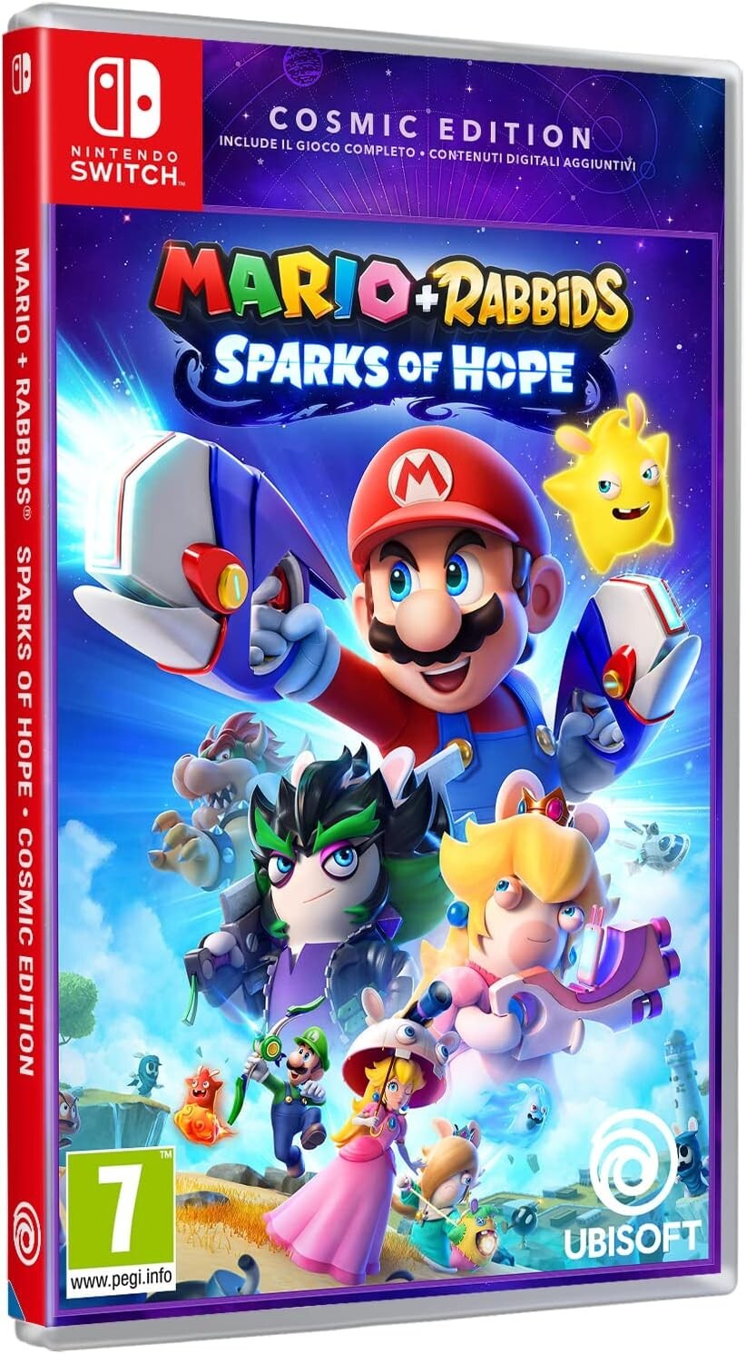 Videogioco Nintendo Switch Mario+Rabbids Sparks of Hope Cosmic Ed. Copertina EU