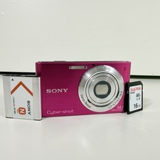 Pink Digital Camera Sony Cyber-shot DSC-W320 14.1 MP 3.0x Optical Zoom Cute Y2K