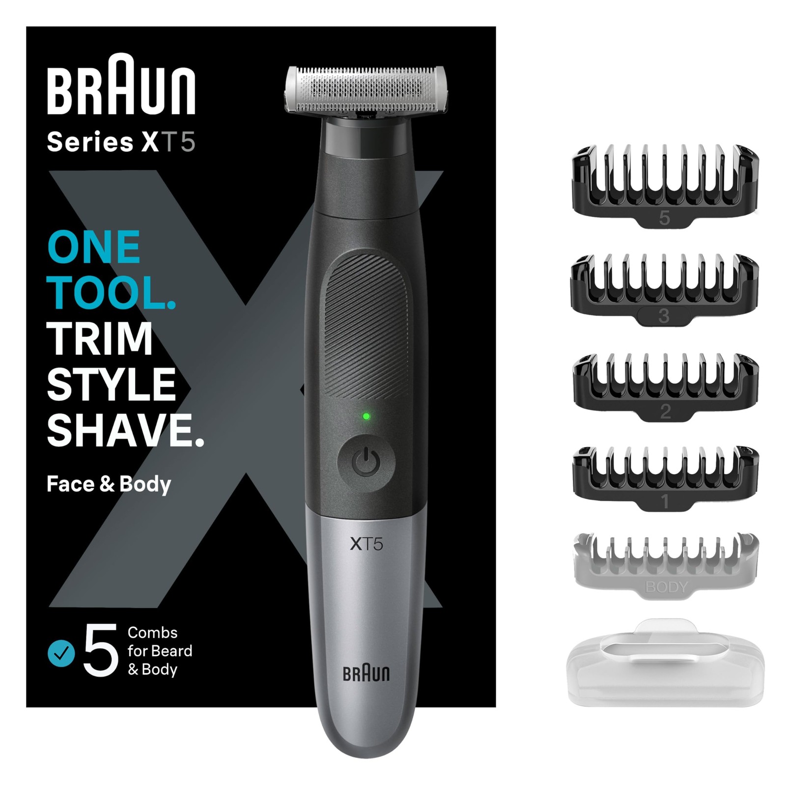 Braun Series X XT5100 Beard Trimmer & Body Shaver for Men - Image 6