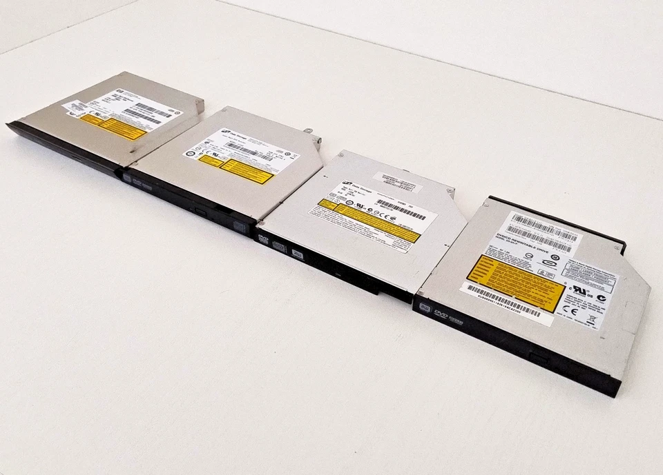 Lotto 4 Masterizzatori Dvd Cd RW Rewritable Drive HP Philips Hitachi Usati - Immagine 3 di 4