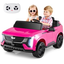 2 Seater Ride on Truck w/Remote Control 3 Speeds LED Lights Horn Music Story