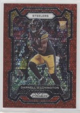 2023 Panini Prizm Rookies No Huddle Red 39/70 Darnell Washington #384 10w9
