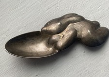 STERLING SILVER BABY SPOON "BUNNY" FEEDING SPOON by A. Straus 1980s,No Monogram