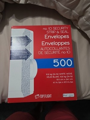 Security Letter White Business Envelopes Self Stick Bulk 500 Peel Seal Tinted