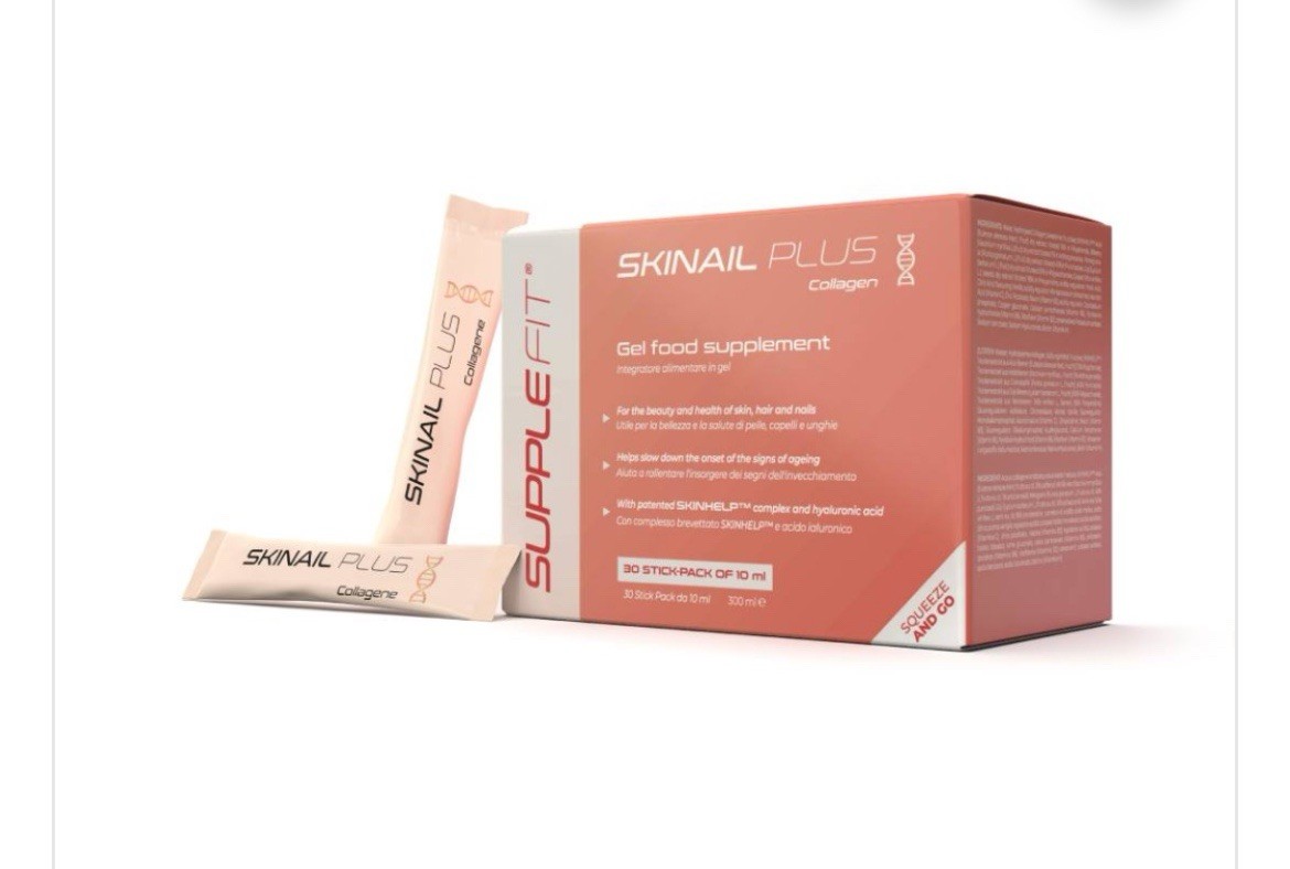 SKINAIL PLUS Integratore alimentare in gel per pelle, capelli e unghie 300 Ml