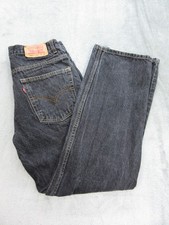Levis 541 Jeans Size 16 Reg 28 x28 Actual 26 x27 Relaxed Fit Black 5-Pocket
