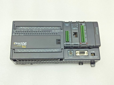 Automation Direct D0-06DD1-D Programmable Controller F0-2AD2DA-2 H0-ECOM100