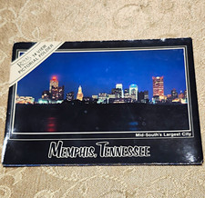 Memphis Tennessee Pictorial Folder Souvenir Postcards Lot, 14 View