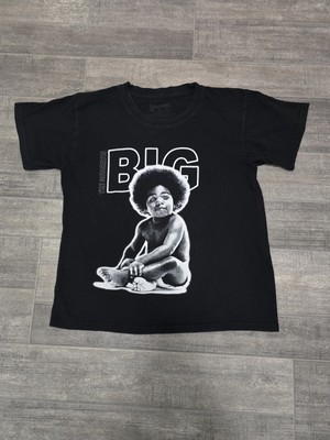 Vintage The Notorious B.I.G. Big Baby Graphic T-Shirt Black Size S