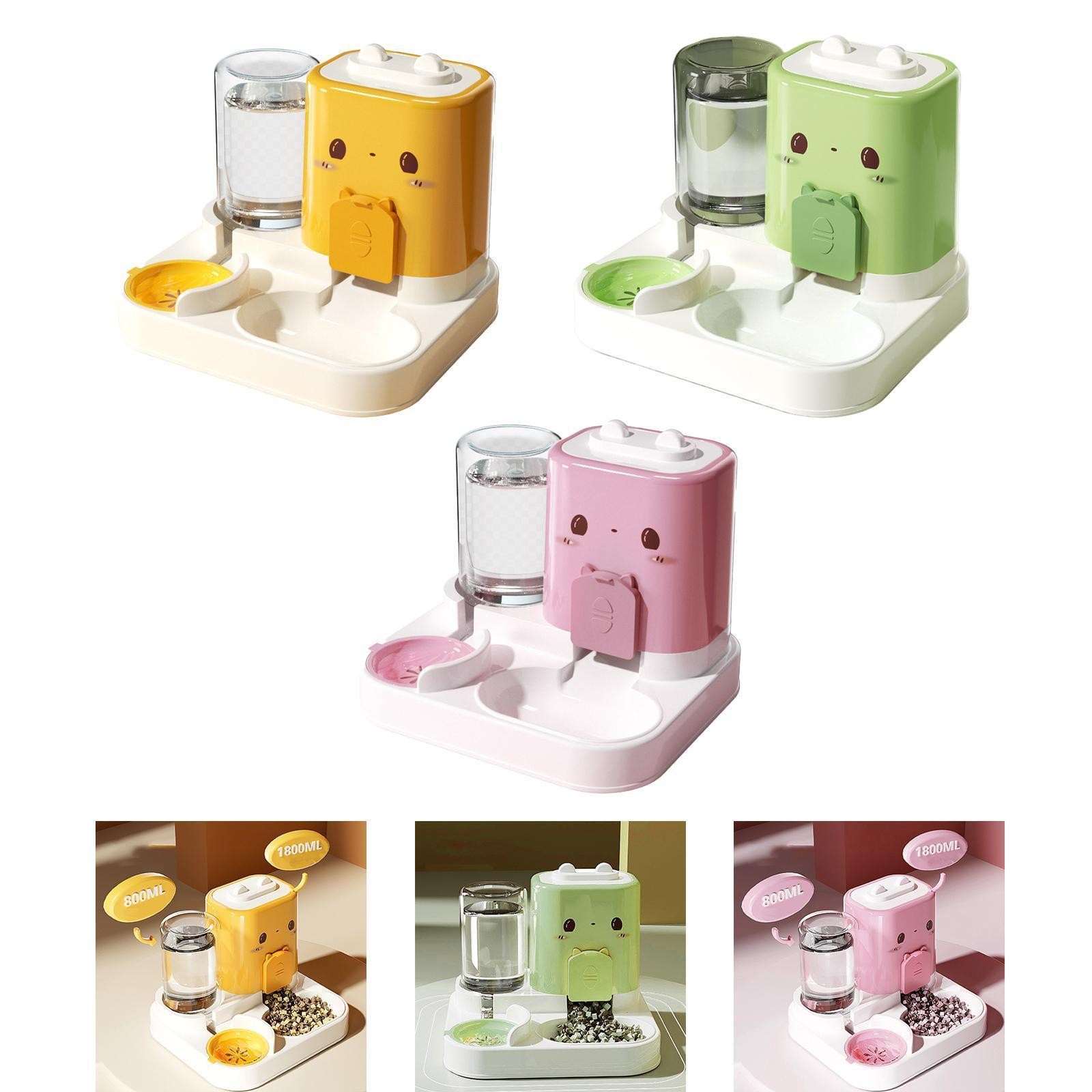 Automatic Pet Feeder Food Bowl Container