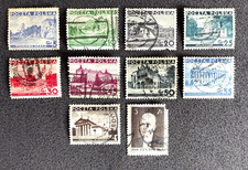 Poland Poczta Polska 1935 Attraction Series Stamps 10 Values Used