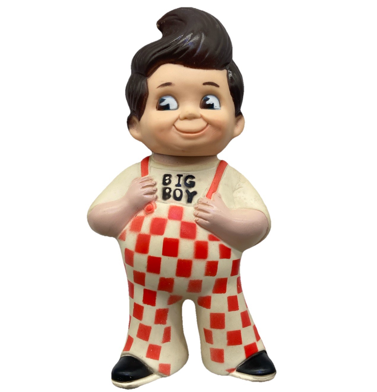 @ VINTAGE COLLECTABLE: BIG BOY vinyl money box the 1980s 9" tall nice and clean