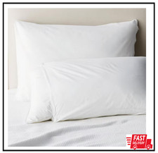 White Cotton King Pillow Protector
