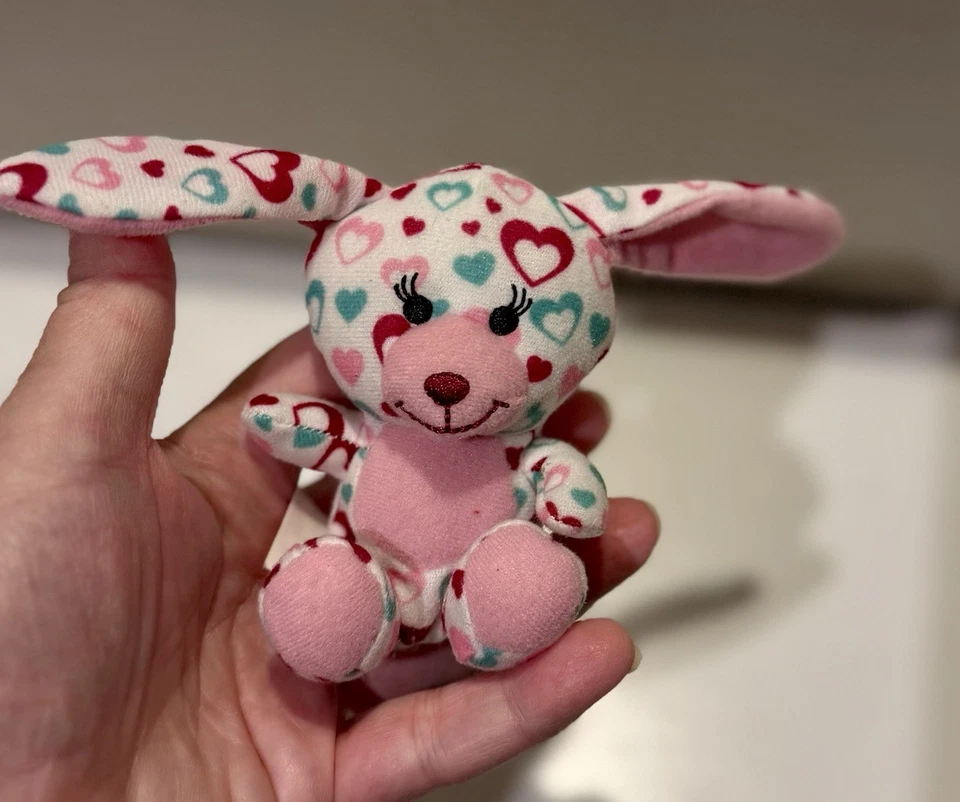 Teeny Tiny BuildABear Cinnamon Swirl Friendship Bunny, Pre-Loved, Rare - Image 4 of 4