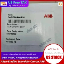 3AFE68646618 ABB SINT4610C Circuit Board Brand New in Box!SINT-4610C