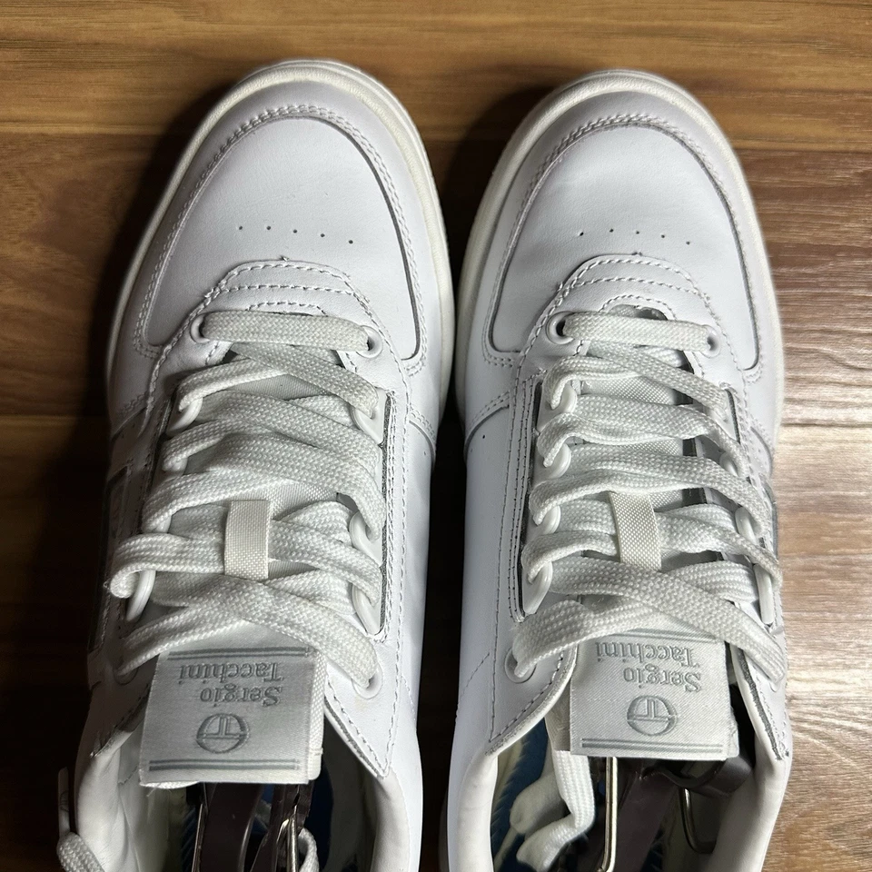 Sergio Tacchini Young Line Zapatos Tenis Para Hombre 9 Blanco Clásico Tenis Atlético Foto 4 de 4