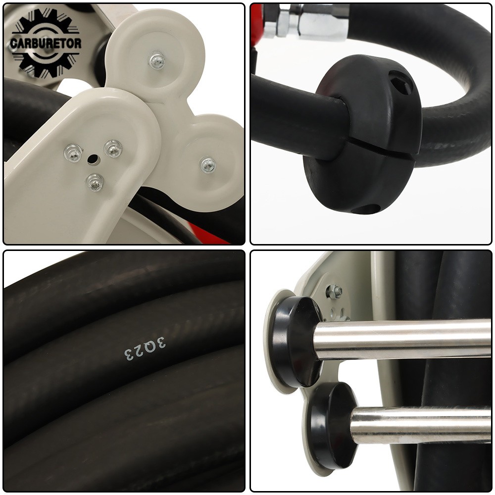 1" × 50' High Quality Retractable Diesel Fuel Hose Reel With Auto Fueling Nozzle thumbnail 11