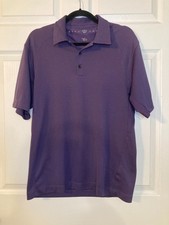 Nike Golf Men's Purple Dri-FIT Golf Polo Shirt - Moisture Wicking - Size M