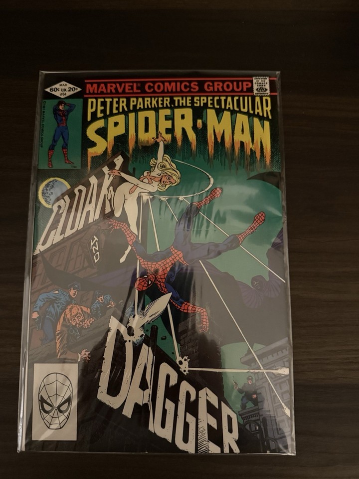 Peter Parker the Spectacular SpiderMan 64 Comic Book (1982) Near