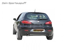 Ragazzon Duplex Racinganlage ab Kat Alfa 147 Facelift Bj.04-06 je 102mm gerollt