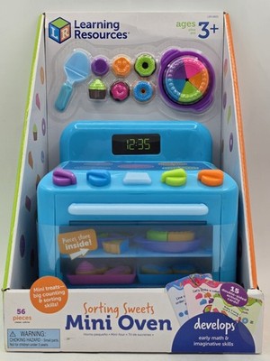 New Learning Resources Sorting Sweets Mini Oven Kitchen Pretend Play Ages 3+