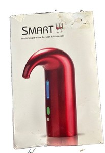 SMART Red Electric Wine Aerator & Dispenser Set USB Rechargeable SW-EA01