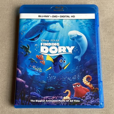 Disney Pixar: Finding Dory (Blu-ray 2016) Nemo 2 Animated Comedy Ellen DeGeneres