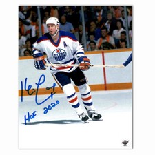 Kevin Lowe Autographed Edmonton Oilers 8x10 Away Photo