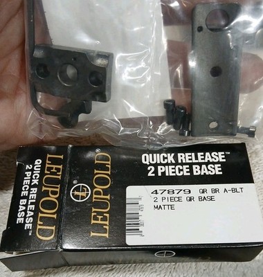 LEUPOLD QR QUICK RELEASE 2 PC. BASE FOR BROWNING A-BOLT 47879 MATTE ''NOS''