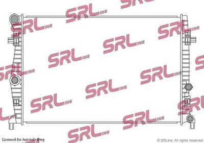 SRLine Wasserkühler hartgelötet für Fiat Sedici FY GY Suzuki SX4 EY GY Neu